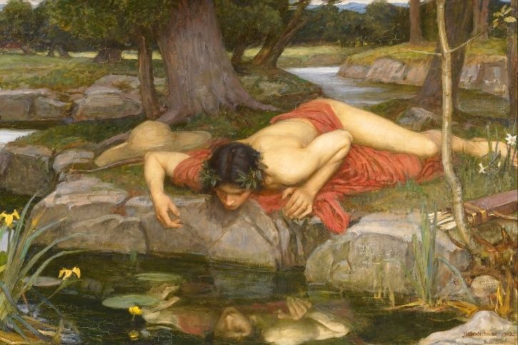 John William Waterhouse, Narcissus and Echo, cropped