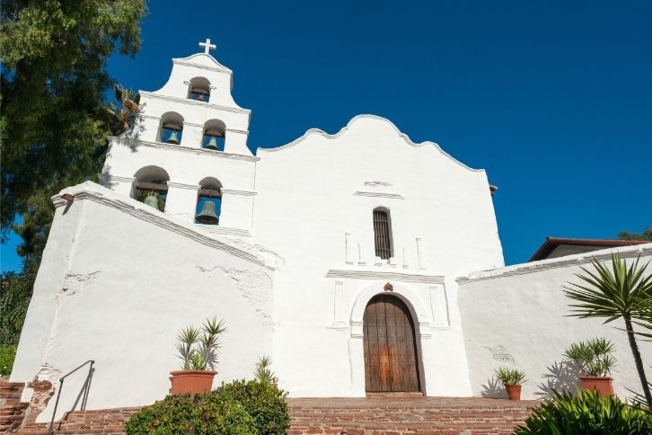 Front of Mission Basilica of San Diego de Alcalá
